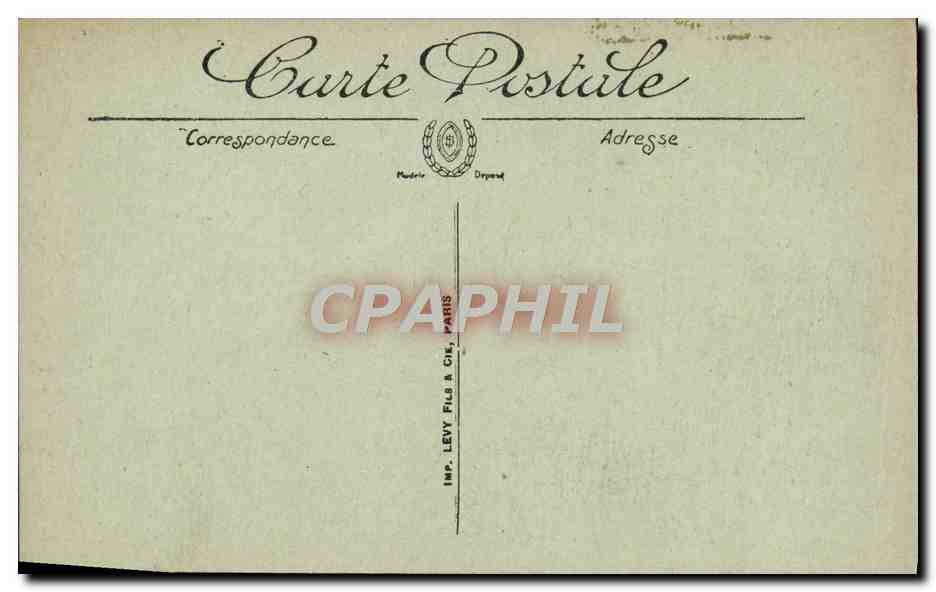 CPA Avignon remparts de L'Oulle — Verso