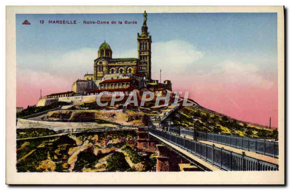 CPA Marseille Notre Dame de la Garde