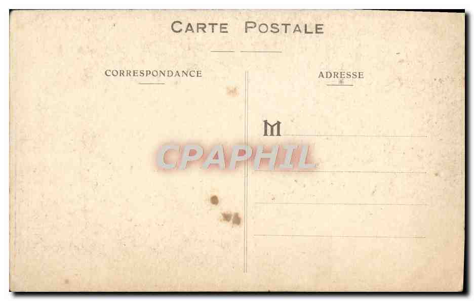 CPA Lourdes Frontispice du Rosaire — Verso