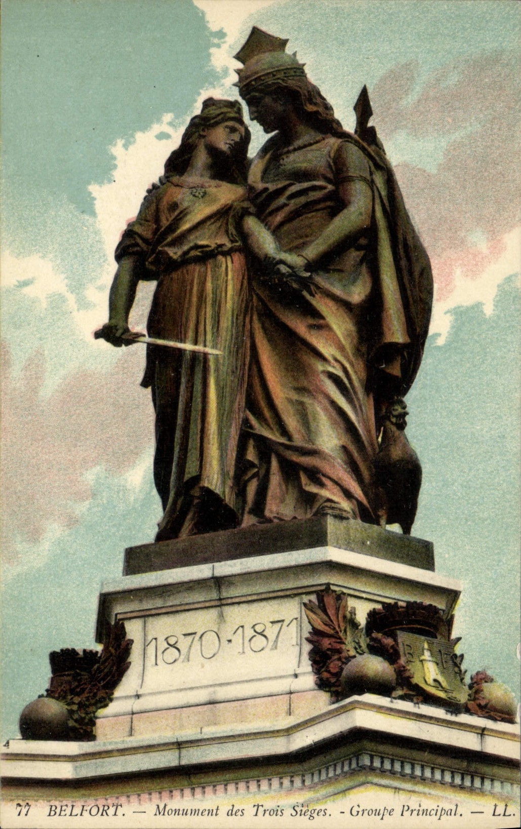 Belfort — Monument des Trois Sièges — Groupe Principal — LL