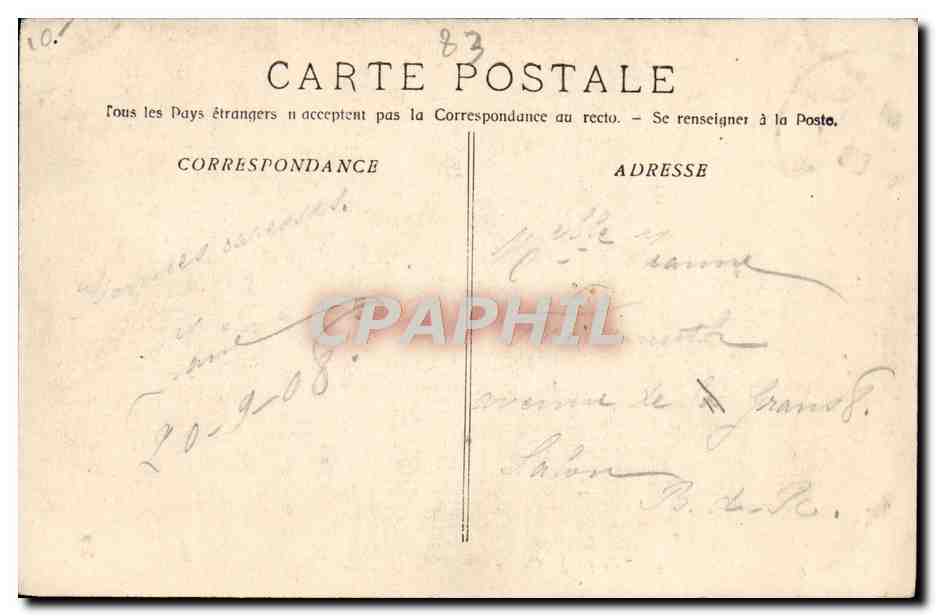 CPA Saint Maximin Boiserie du Cheur — Verso