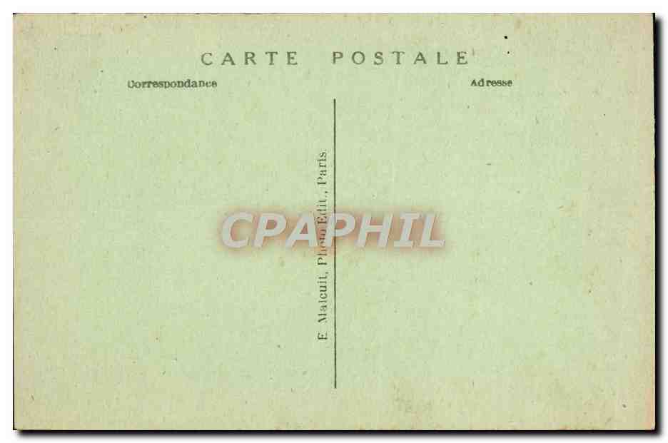 CPA Paris La Conciergerie — Rückseite