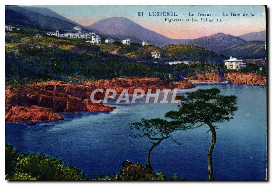 L'ESTÈREL — Le Trayas — La Baie de la Figarette et les Villas — n°13