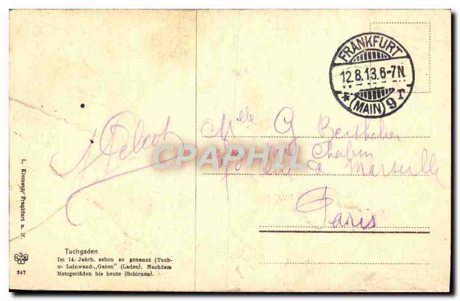 CPA Frankfurt Tuchgaden — Reverso