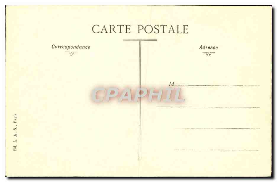 CPA Holbein Portrait d'homme — Verso