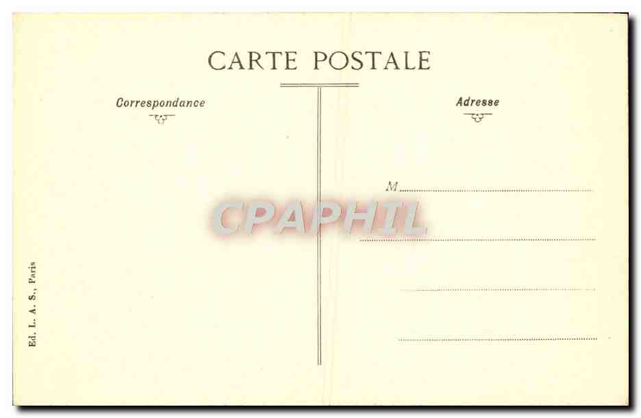 CPA Holbein Jean Colet — Verso