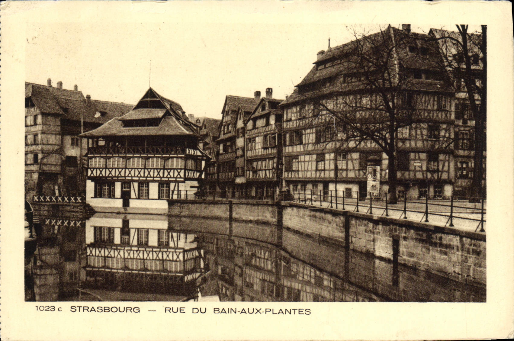 CPA Strasbourg Rue Du Bain Aux Plantes