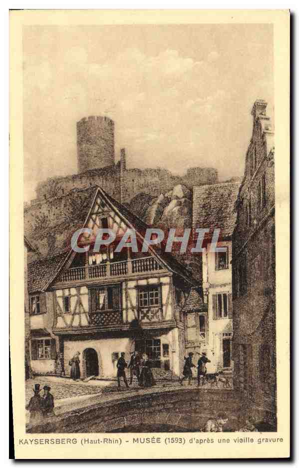 CPA Kaysersberg Musee d'apres une vieille gravure