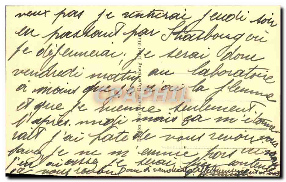 CPA Kaysersberg Musee d'apres une vieille gravure — Rückseite