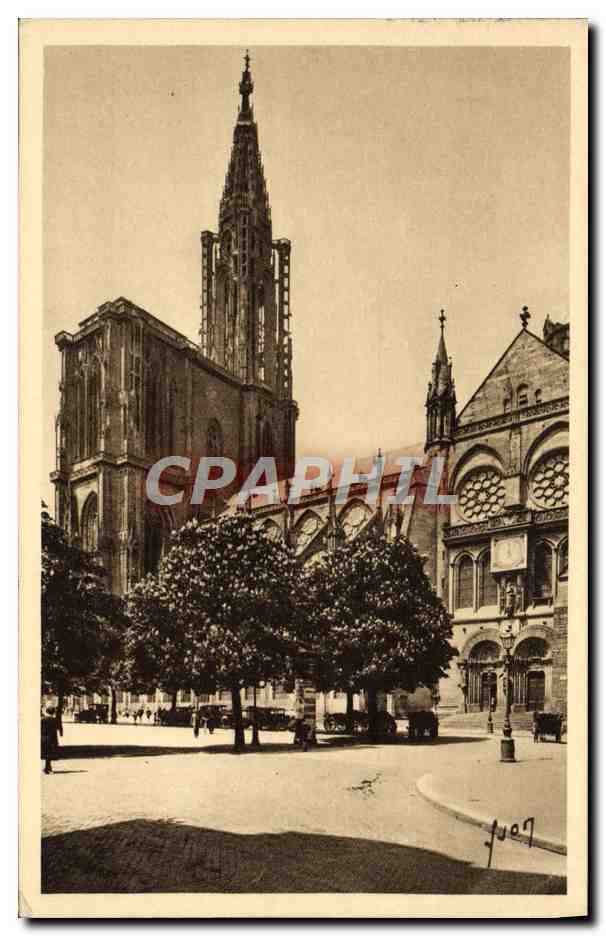 CPA Strasbourg Ensemble de la Cathedrale