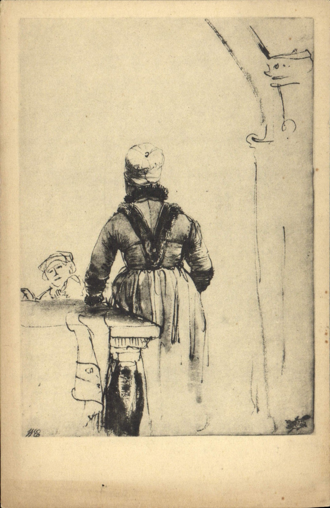 CPA Vrouw In Noord Hollandsche Dracht Rembrandt