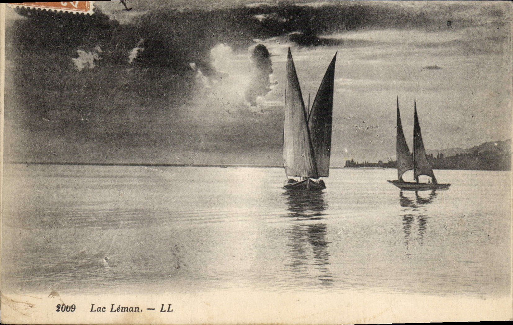 CPA Lac Leman Bateau