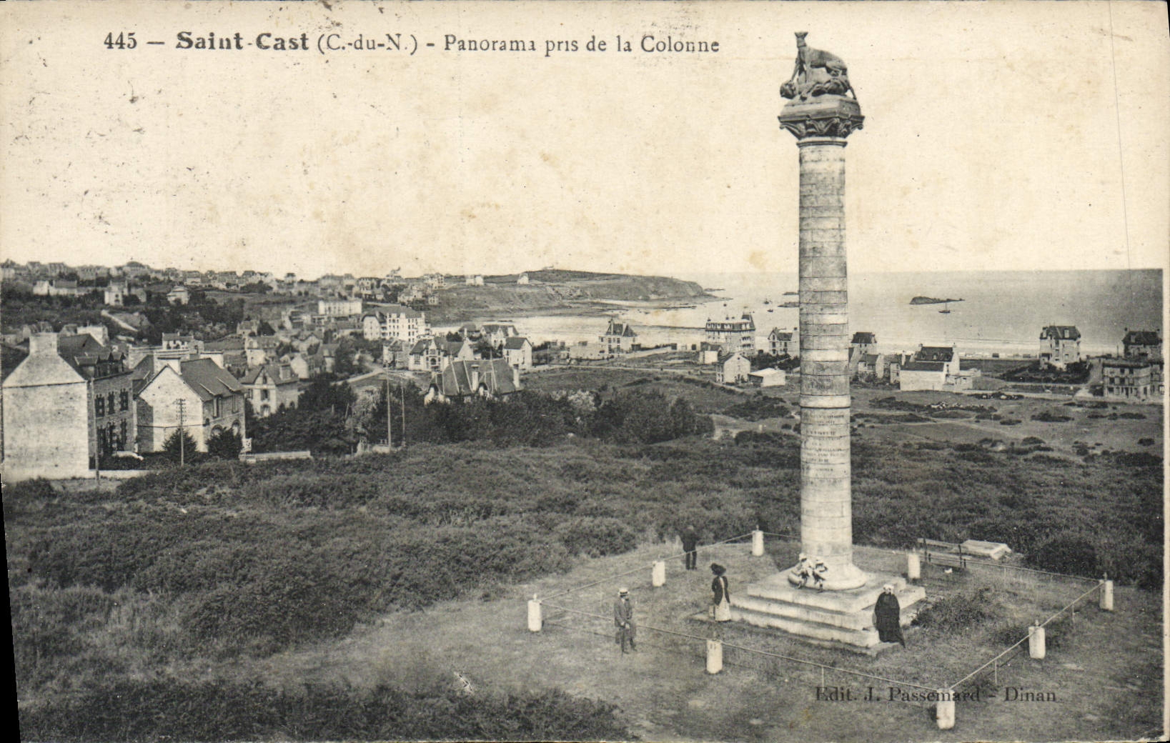 Saint-Cast (C.-du-N.) — Panorama pris de la Colonne — J. Passemand - Dinan, n°445