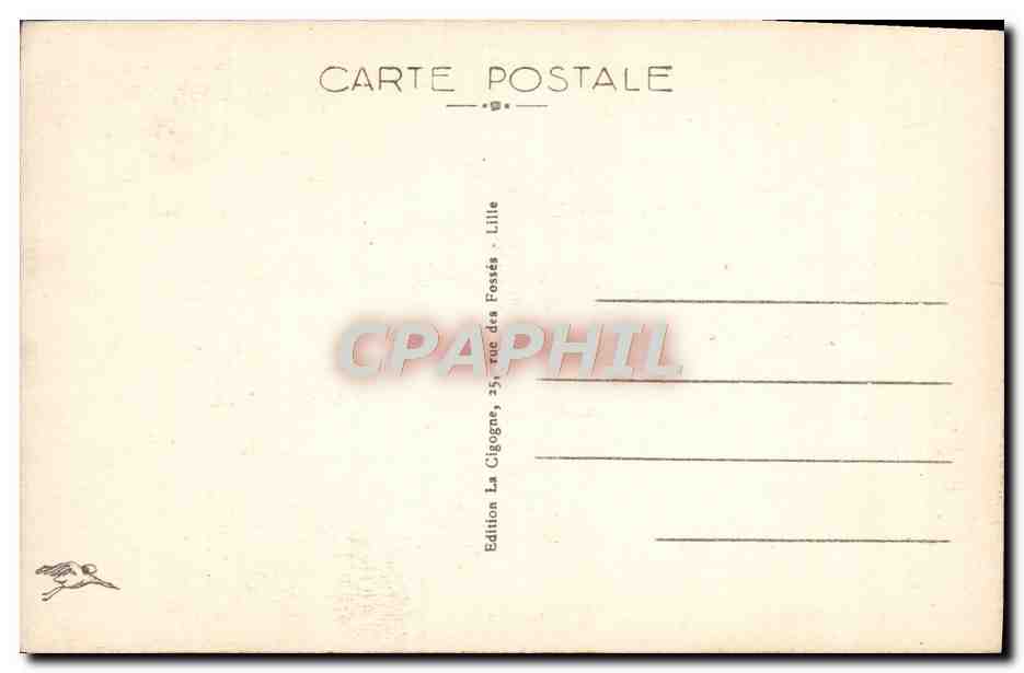CPA Roubaix Eglise du Sacre Coeur  — Rückseite