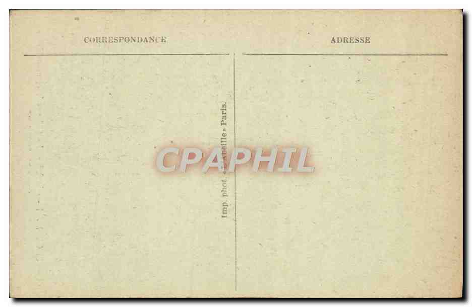 CPA St Germain en Laye La Colonne Trajane de Rome — Verso