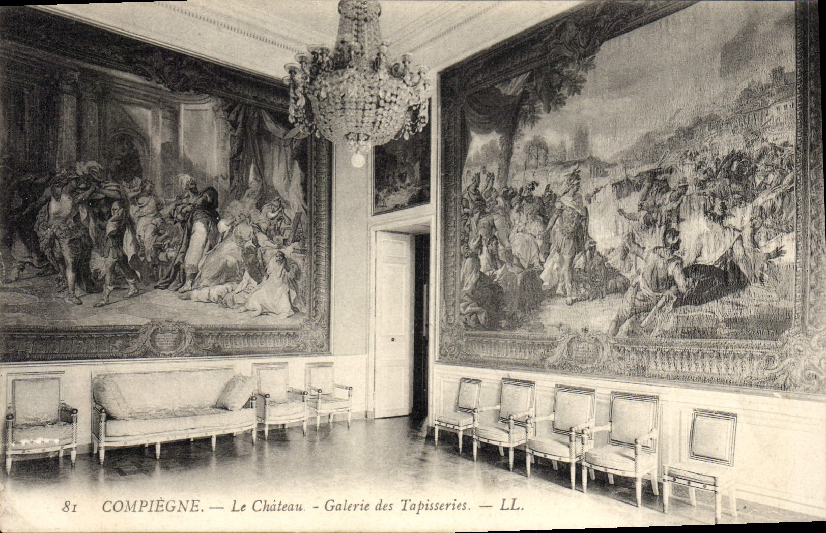 Compiègne — Le Château - Galerie des Tapisseries — LL.