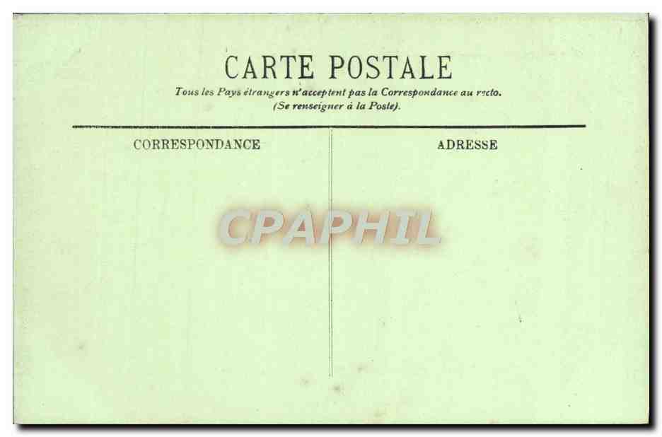 Compiègne — Le Château — Chambre à coucher de Marie-Antoinette — LL. n°27 — Verso