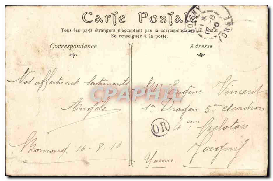 Château d'Ainay-le-Vieil (Cher) — Les Douves — ND-Post — Verso