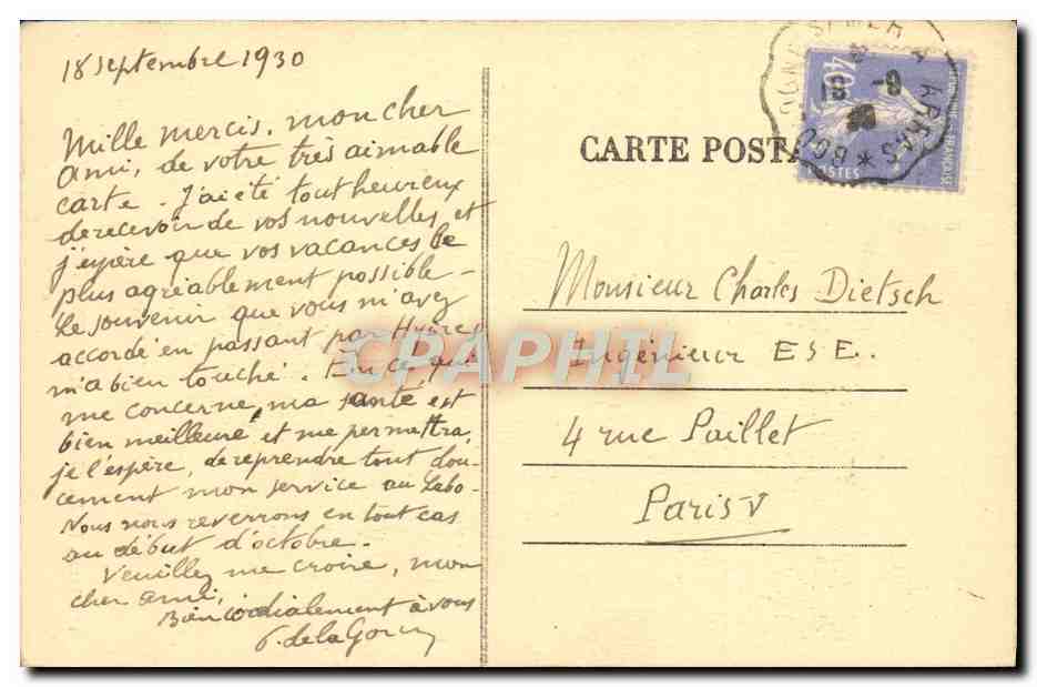CPA Montreuil Sur Mer Portail de L'Eglise St Saulve — Rückseite