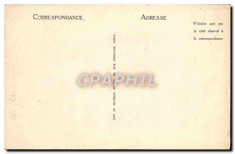 CPA Le Mont Dore Sources Cesar et Caroline — Verso