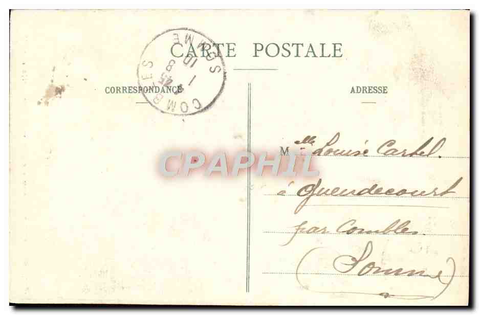 St-Quentin — Cheminée monumentale de l'Hôtel de — éditeur non identifié, n° 77 — Rückseite