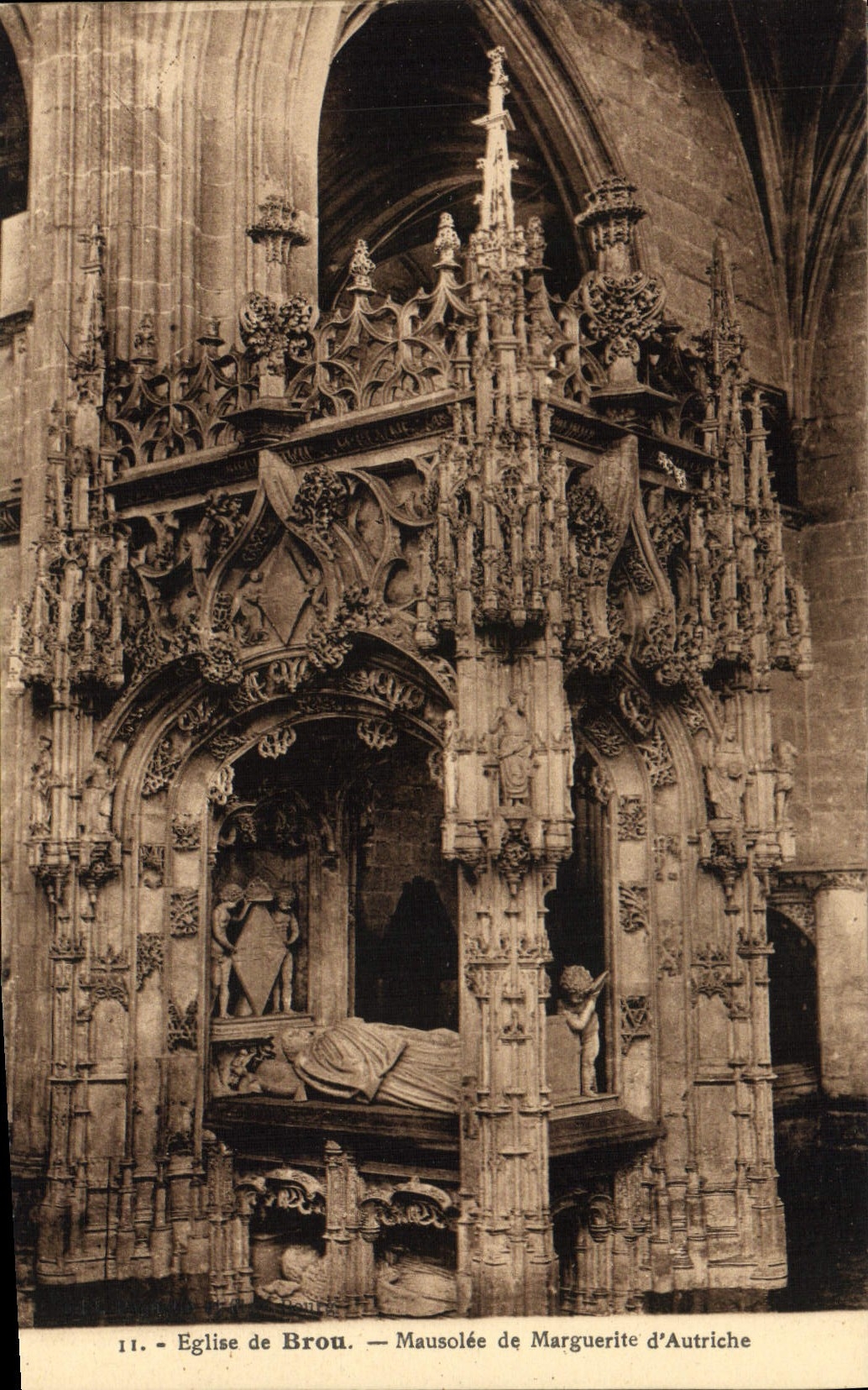 CPA Eglise de Brou Mausolee de Marguerite d'Autriche 