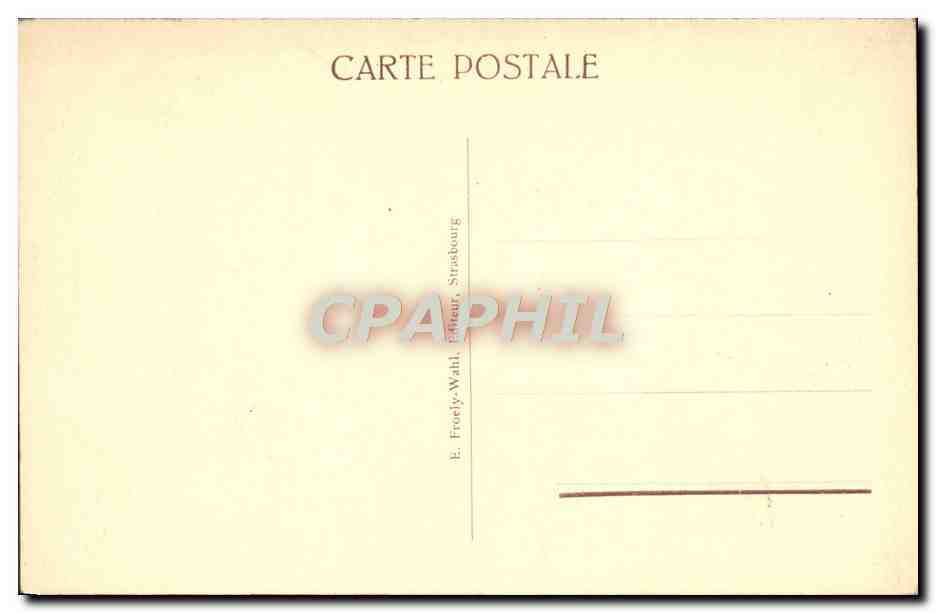 CPA Lutzelstein — Rückseite