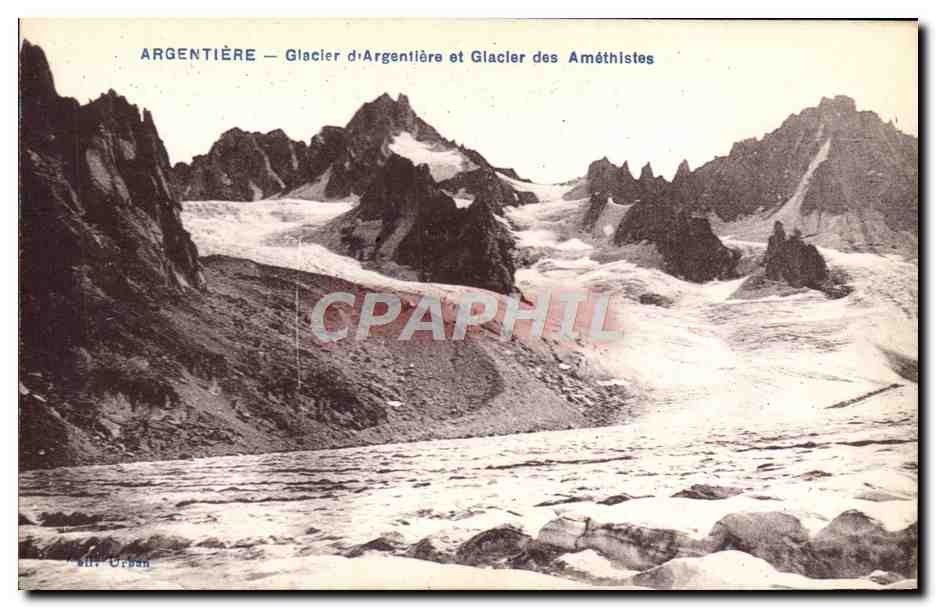 CPA Argentiere Glacier d'Argentiere et glacier des Amethistes