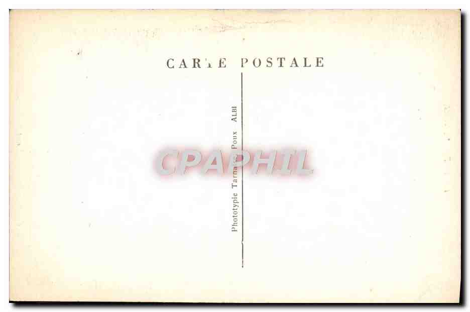 CPA Cahors Le pont Valentre Automobile — Rückseite