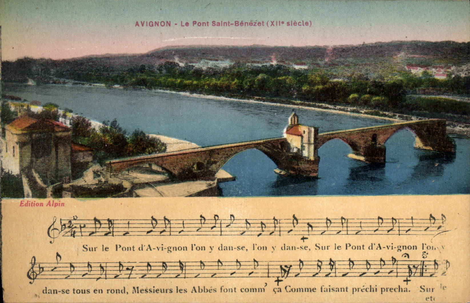 CPA Avignon Le Pont Saint Benezet