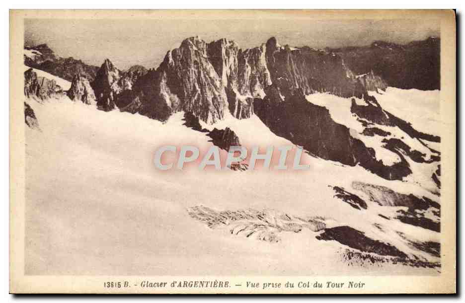 Glacier d'Argentière — Vue prise du Col du Tour Noir — Édition Urban - Argentière