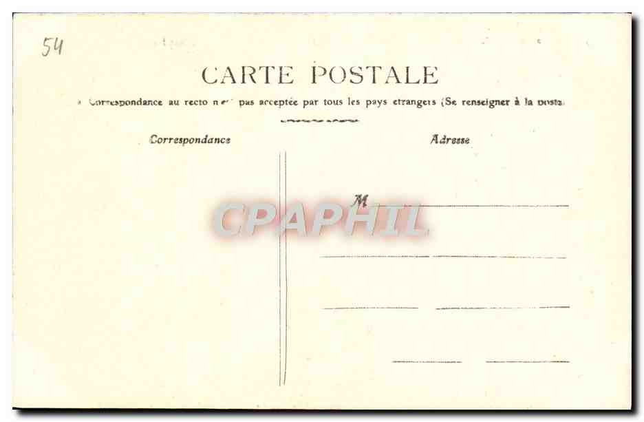 CPA Nancy Le Cathedrale Hotel de ville — Rückseite