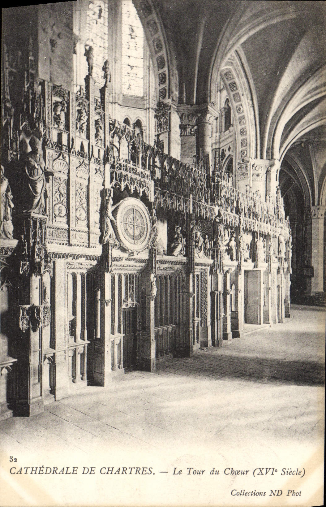 Cathédrale de Chartres — Le Tour du Chœur (XVIe Siècle) — Collections ND Phot
