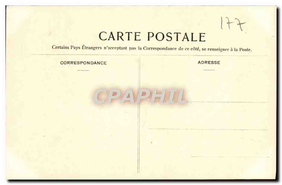 CPA Moret Sur Loing Vue Generale — Verso