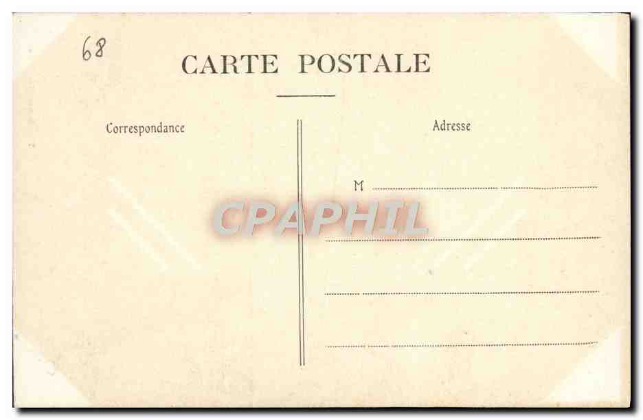CPA Reims Basilique Saint Remi Petit Portail — Rückseite
