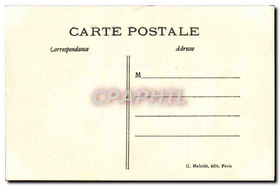 CPA Reims La Cathedrale — Verso