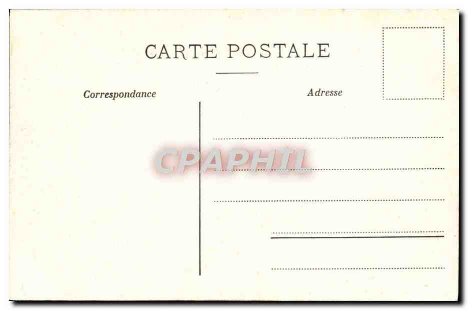 CPA Guerande St Vincent Ferien Sortant De La Collegiale St Aubin Chasse du demon du corps d'un possede — Rückseite