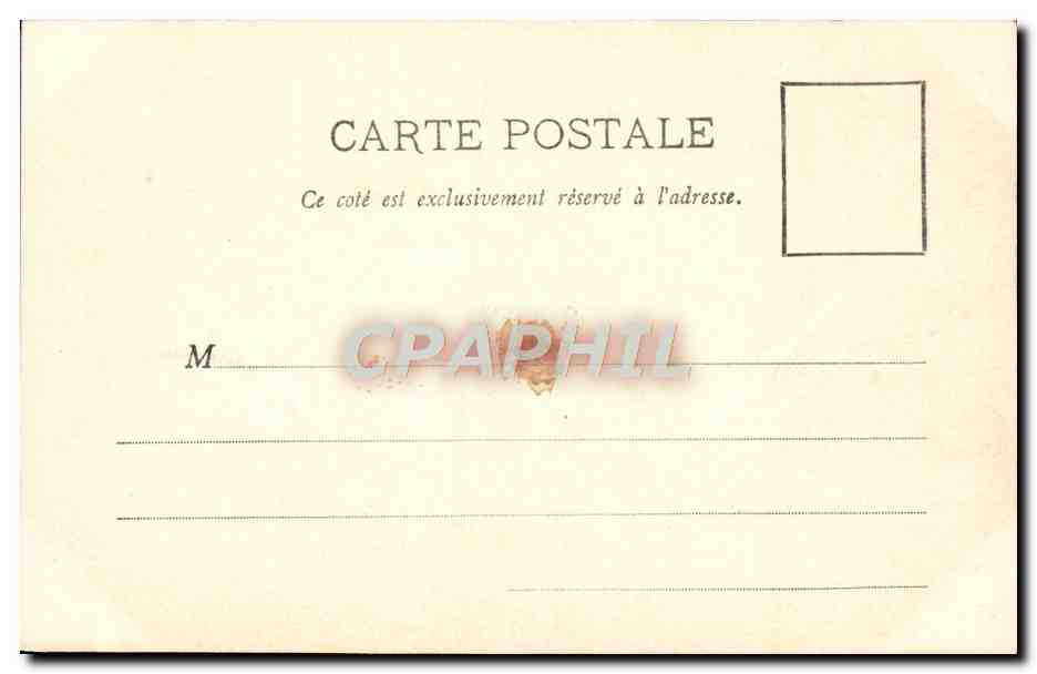 CPA Ermenonville Pres Senlis Tombeau de JJ Rousseau Ile des Peupliers — Rückseite