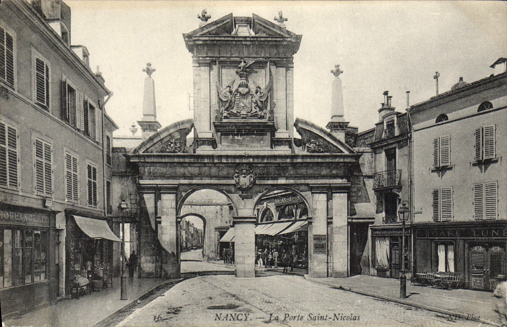 NANCY — La Porte Saint-Nicolas — N.Du Phot