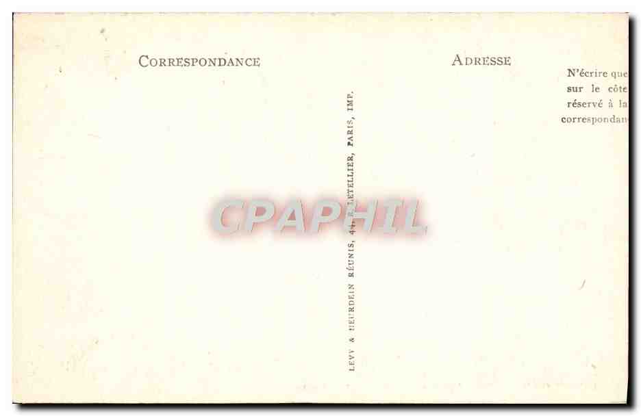 CPA Le Lioran Villa Bel Air Bureau des Postes — Rückseite