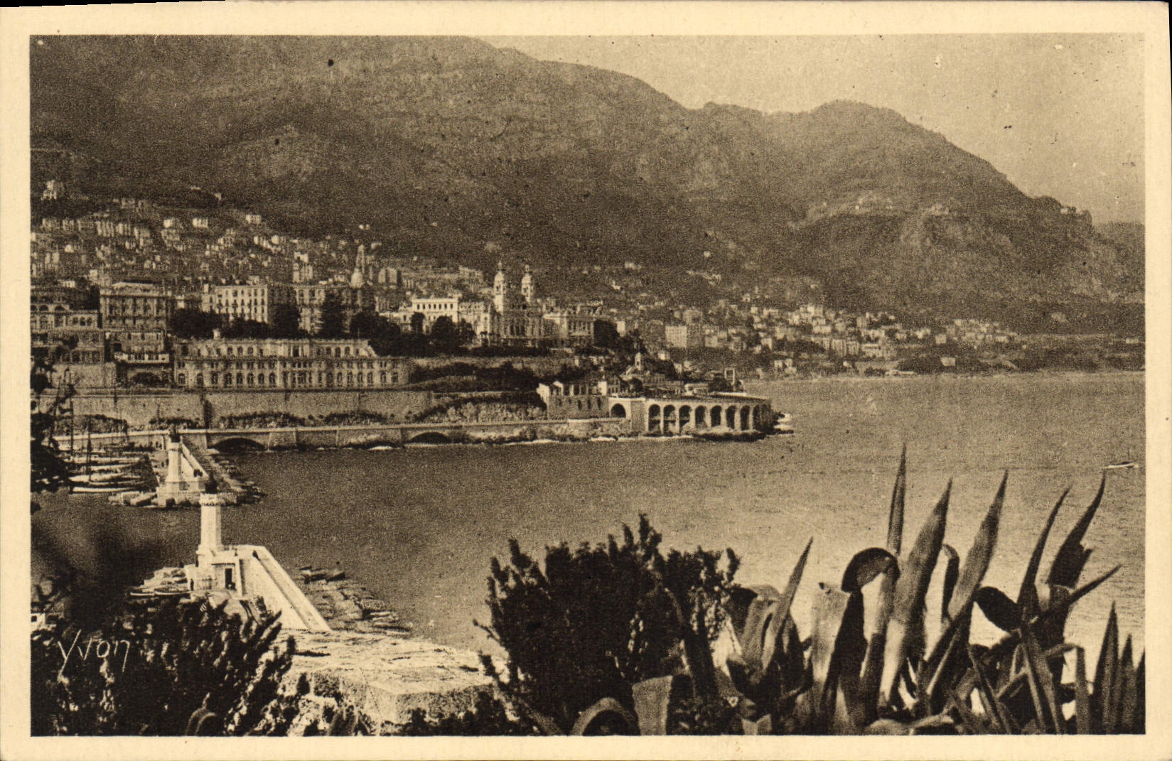 CPA Monte Carlo L'Entree Du Port