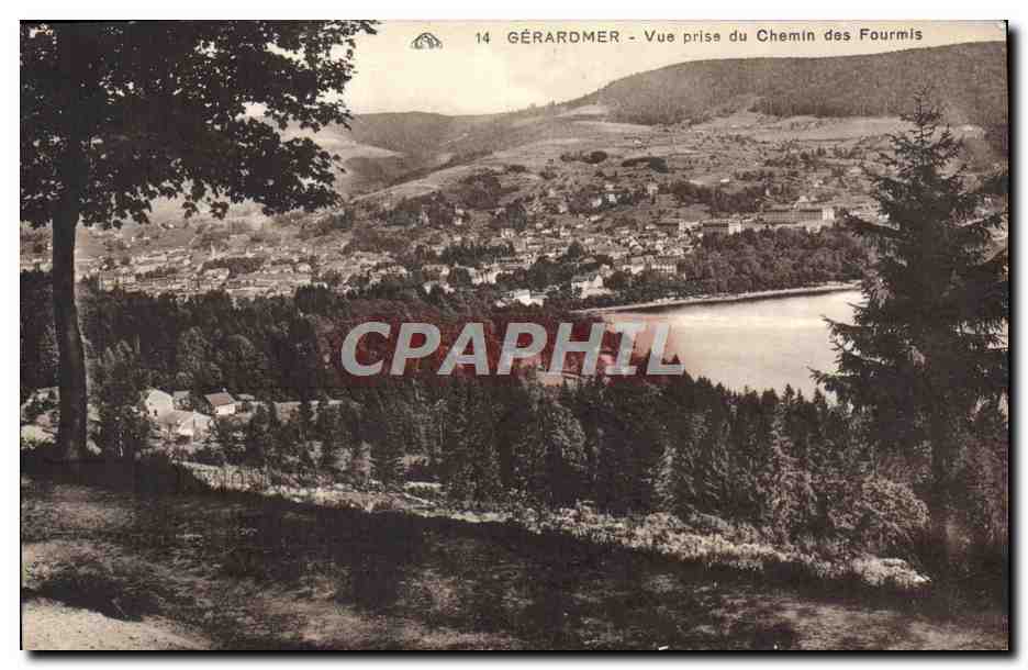 CPA Gerardmer Vue Prise Du Chemin Des Fourmis