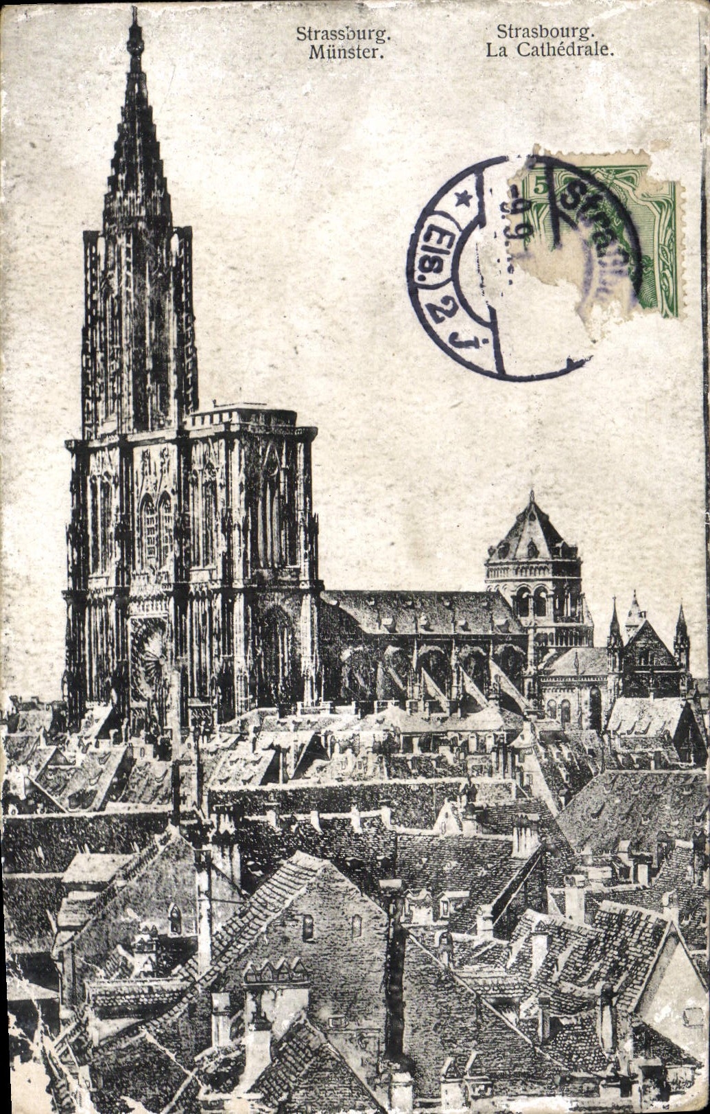 CPA Strasbourg La Cathedrale