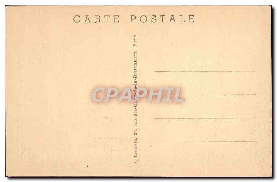 CPA Paris Perspective Sur Notre Dame  — Verso