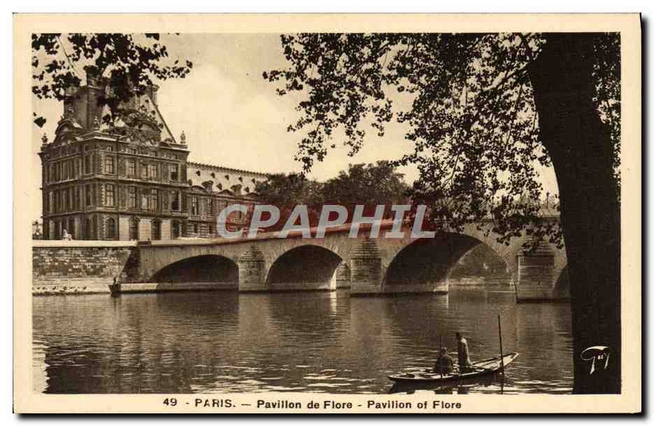 CPA Paris Pavillon De Flore