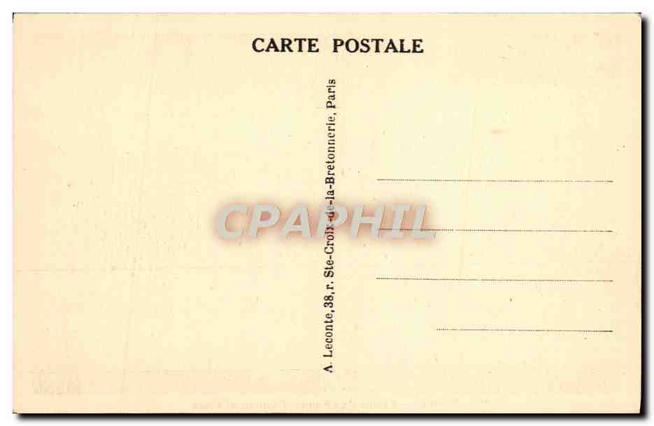 CPA Paris Pavillon De Flore — Rückseite