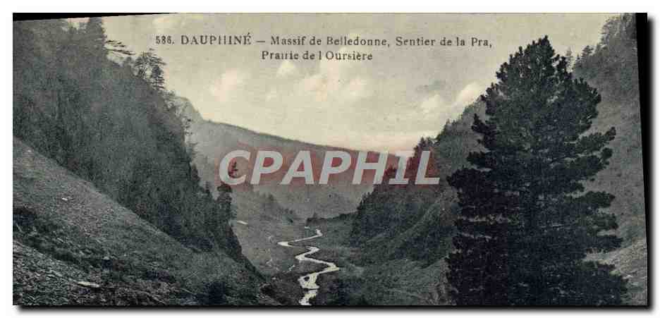 CPA Dauphine Massif De Belledonne Sentier De La Pra Prairie de l'oursiere