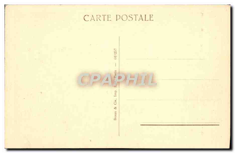 CPA Musee Du Luxembourg Paris Lebourg Ecluse de la monnaie — Rückseite