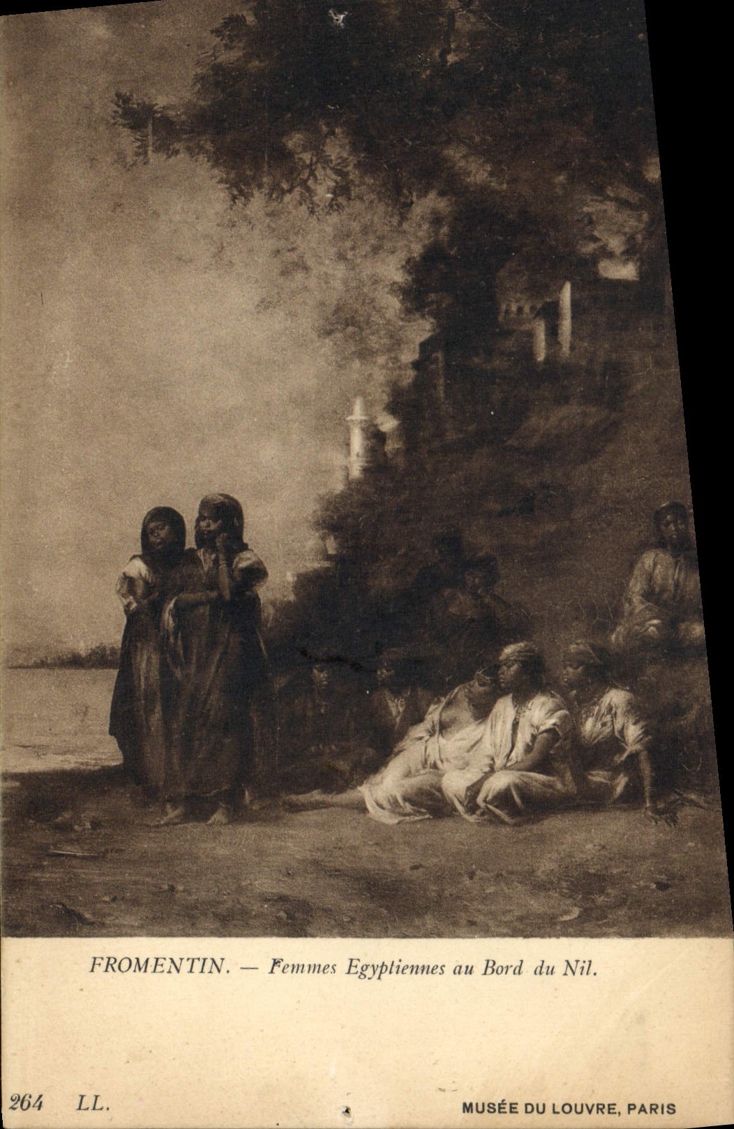 Femmes Égyptiennes au Bord du Nil — Fromentín — Musée du Louvre, Paris — n° 264 LL