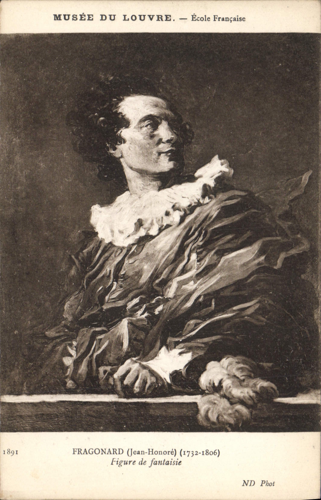 CPA Fragonard Figure De Fantaisie Musee du Louvre Paris 